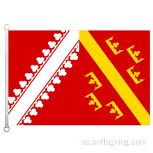 100% poliéster 90 * 150 CM Bandera del país antiguo de Alsacia Bandera nacional antigua de Alsacia